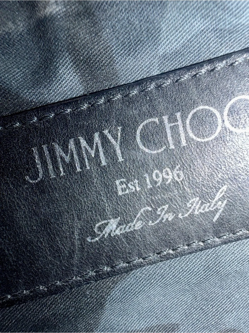 Jimmy Choo Derek Mini Star-Studded Napa Leather Clutch